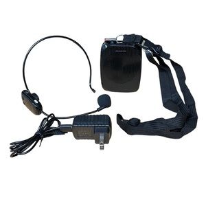 Voice Amplifier- Rechargeable w/ Wired Microphone ZOWEETEK ZW-S615 Used Once